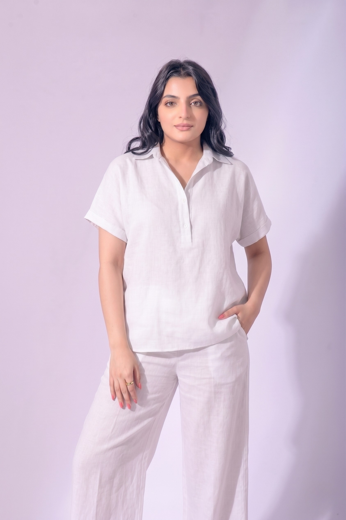 Cloud Drift Linen Co-Ords